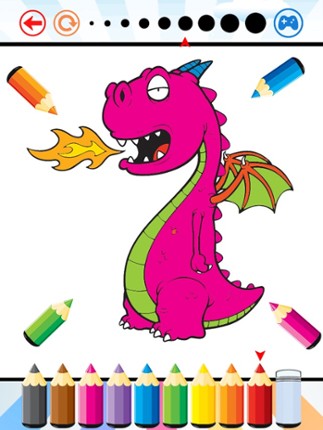 Dragon Dinosaur Coloring Book - Drawing and Painting Dino Game HD, All In 1 Animal Series Free For Kid Image
