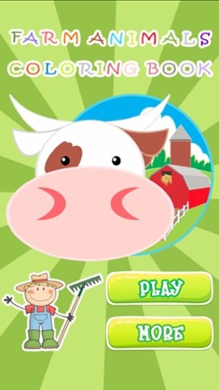 Farm Animals Peekaboo Coloring Book - Free Kids Printable Pages screenshot