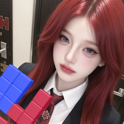 Beauty Brick Drop Puzzle Image