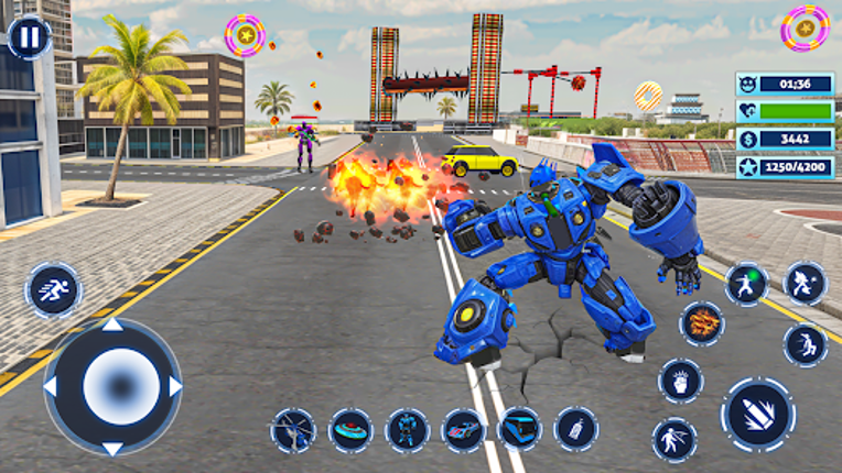 Bus Simulator Police Robot Car Image