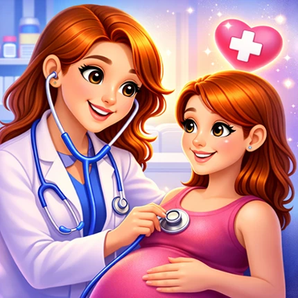 Pregnant Mom : Hospital Doctor Image