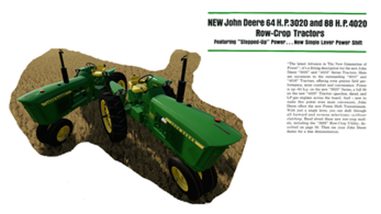 John Deere New Generation Row-Crop Tractors - Redux screenshot