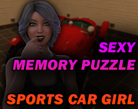 Sexy Memory Puzzle - Sports Car Girl Image