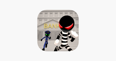 Stickman Bank Robbery Escape Image