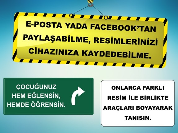 Araçlar Boyama Kitabı - Minik Bilge Araçları Boyayarak Öğreniyor screenshot
