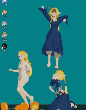 Desktop Marcille - Yet Another Virtual Pet Elf screenshot