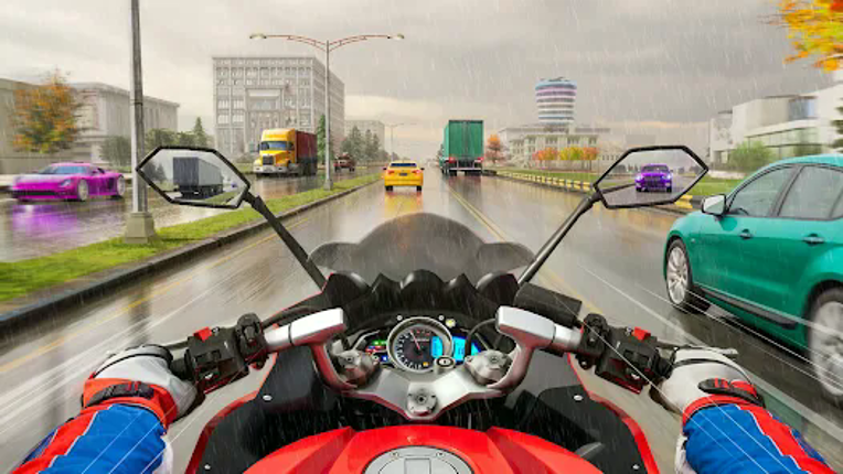 Endless Motobike Race Game screenshot