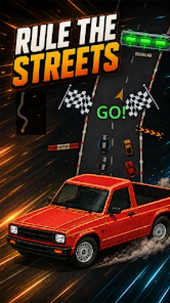 Craft Car: Pixel Street Racing screenshot