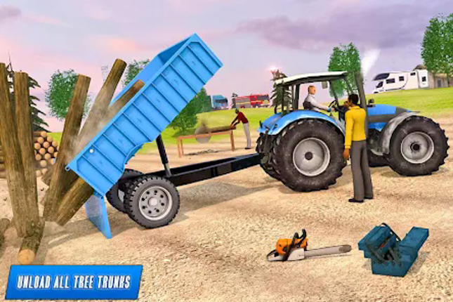 Tractor trolley :Tractor Games screenshot