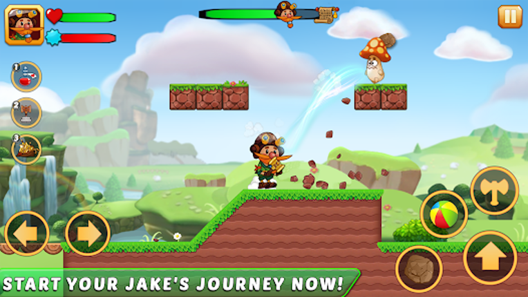 Jake Adventure Time-Jungle Run screenshot
