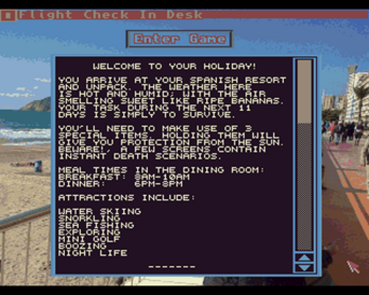 Holiday (Amiga) OCS/ECS - OS3 Photo RPG Image