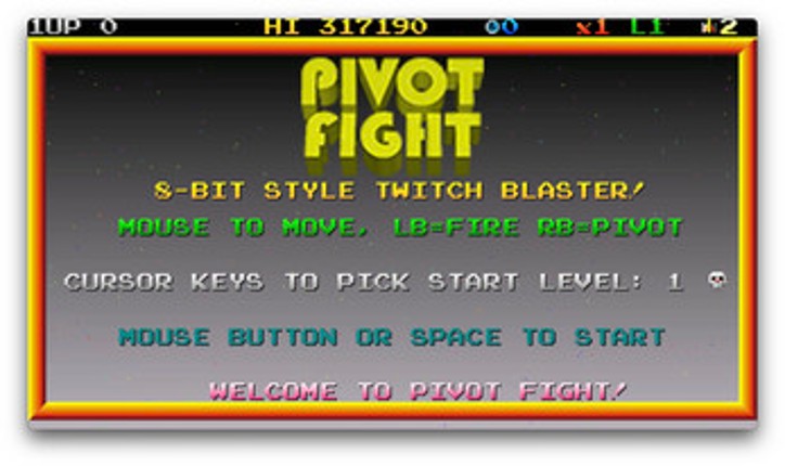 Pivot Fight - An 8-bit style twitch blaster! screenshot