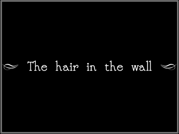 The hair in the wall Game Cover