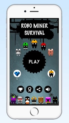 Robo Miner Survival Games - Gold Mine Robot Endless Run Game on Spinning Wheel Craft Image