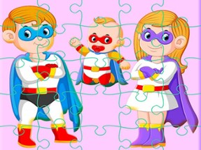 Super Hero Family Jigsaw Image