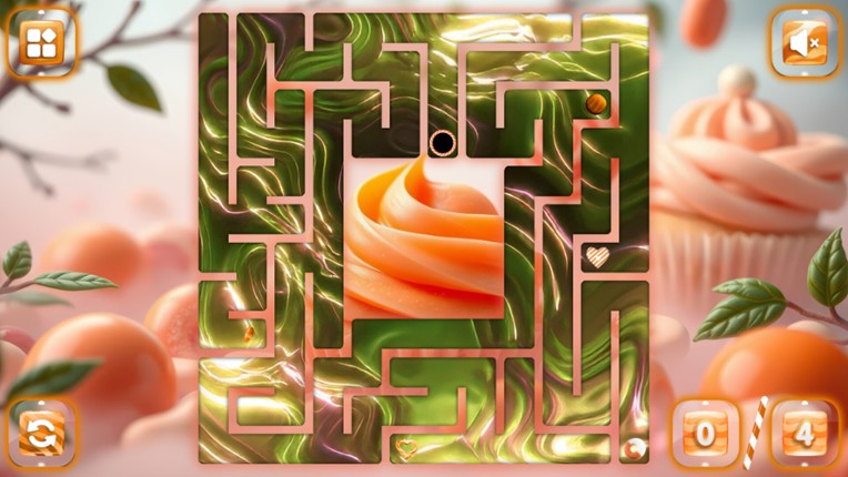Sweetie Candy Maze: Coral Peach screenshot