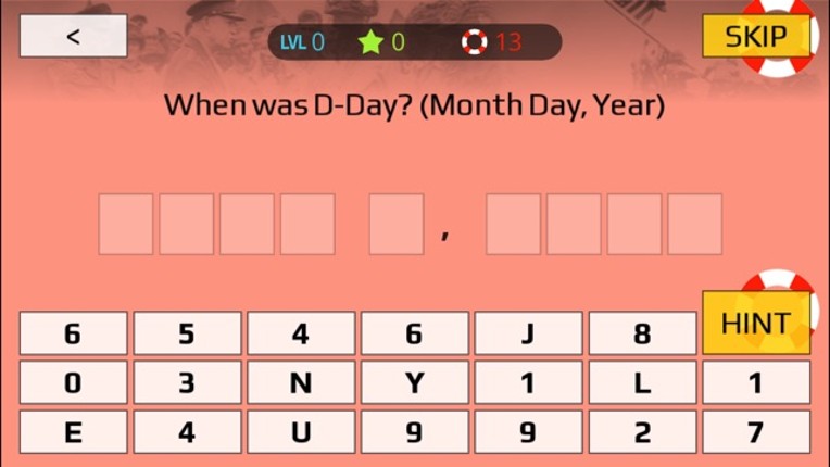 US War History Trivia screenshot