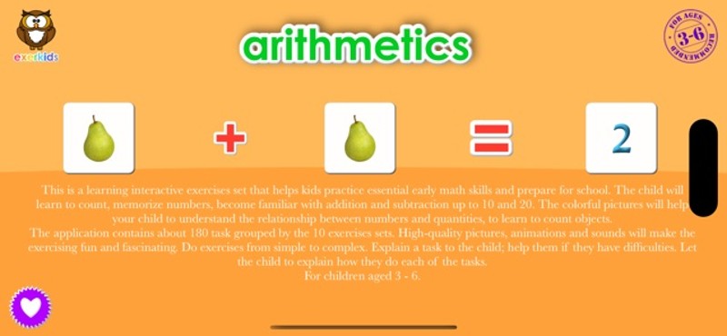 Arithmetics for Kids+ Image