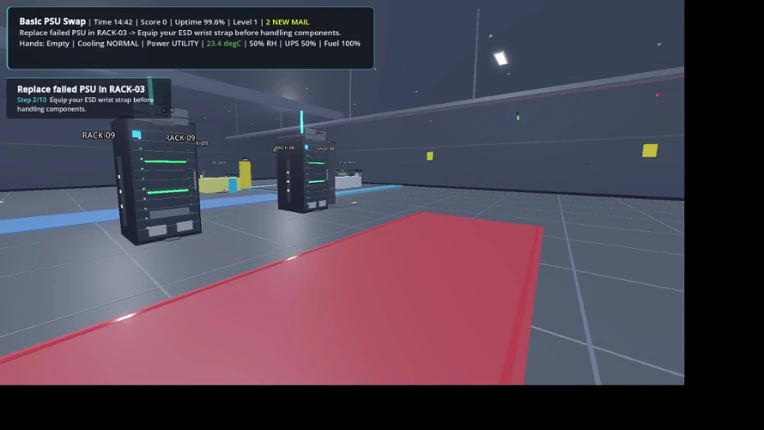 Data Center Simulator screenshot