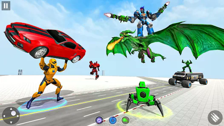 Limo Robot Car Game:Robot Game Image