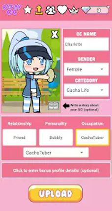Rate My OC screenshot