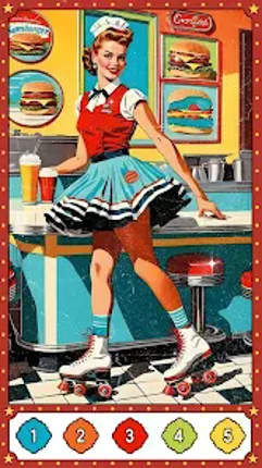 PopArt Color Paint By Number screenshot