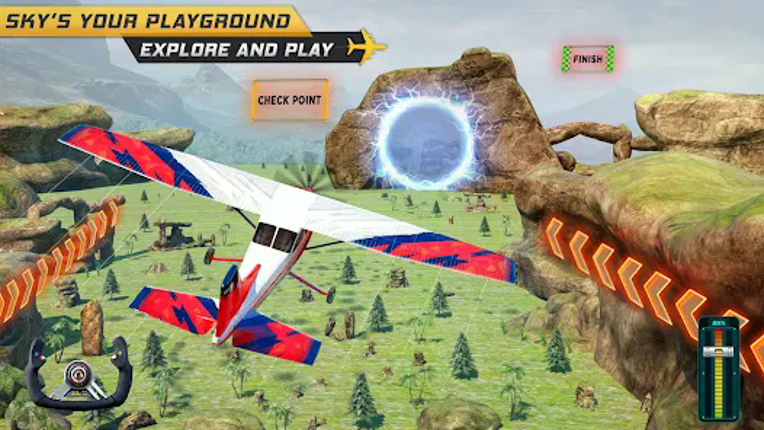 SkyDrift: 3D Airplane Game screenshot