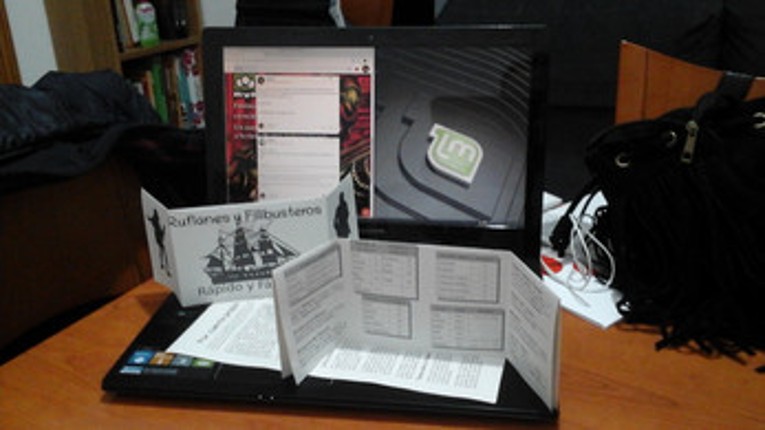 Mini pantalla + aventura de piratas Image