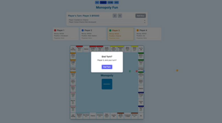 JSMonopoly screenshot