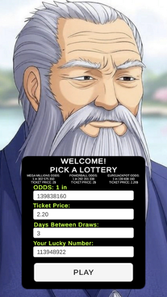 Lottery Life Simulator screenshot