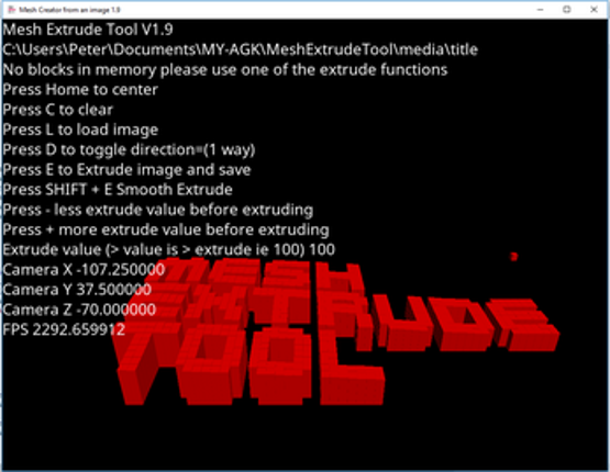 MeshExtrudeTool Image