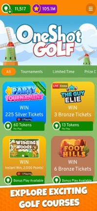 OneShot Golf: Robot Golf & Win Image