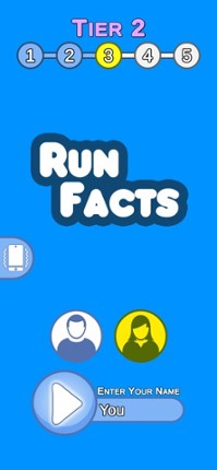 Run Facts screenshot