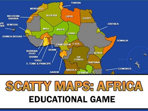 Games like Scatty Maps Africa