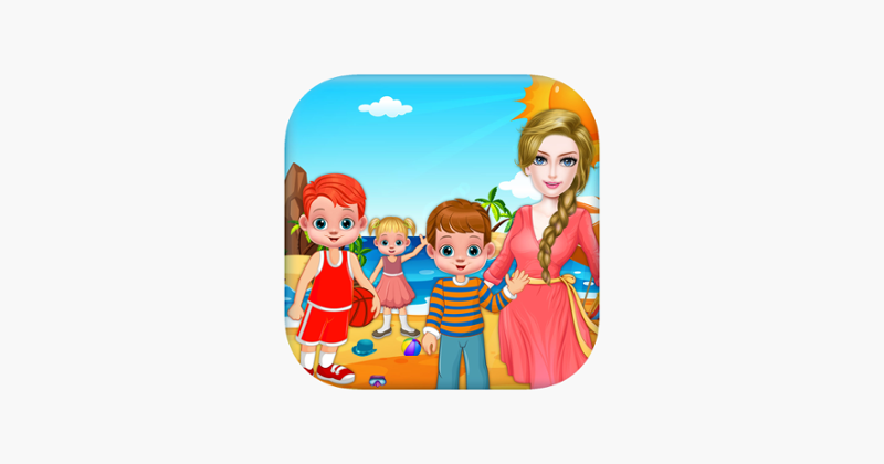 School Kids Summer Beach Fun Game Cover