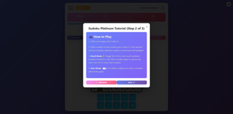 Sudoku Pro – Platinum Edition Image