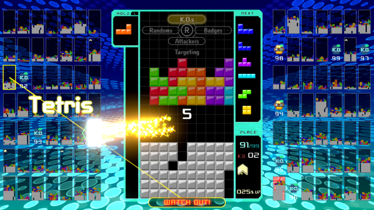 Tetris 99 screenshot