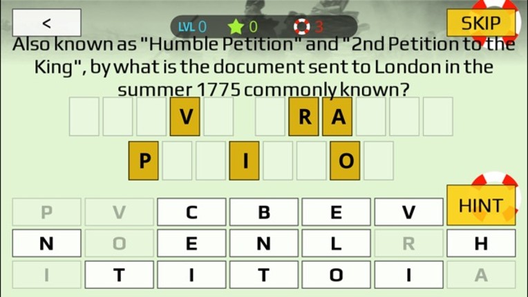 US War History Trivia Image