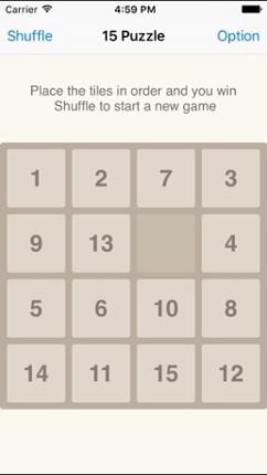15 Puzzle Challenge HD - Traditional Number Tile Puzzles Game Image