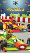 Cartoon Cars Puzzles for Kids Image