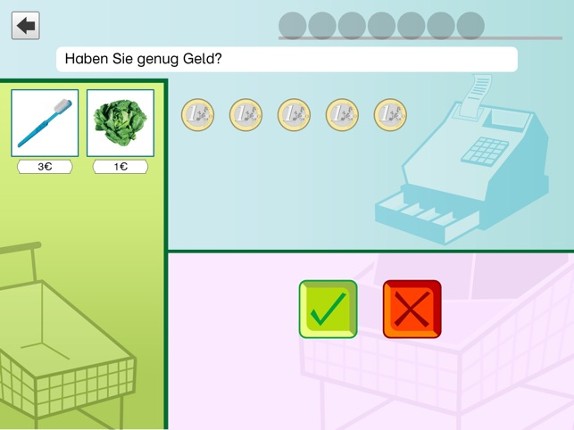 Einkaufen mit dem Euro Image