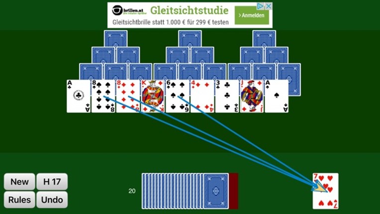 Free Cell Solitaire screenshot