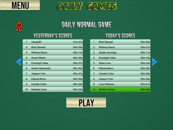 FreeCell HD screenshot