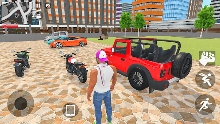 Indian Bikes Driving Jeep Game screenshot