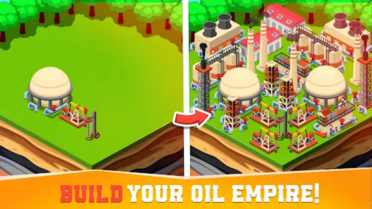 Oil Tycoon idle tap miner game screenshot