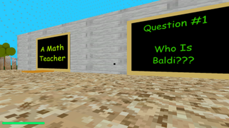 Baldi's Basics The Ultimate Quiz (Baldi Fangame) screenshot