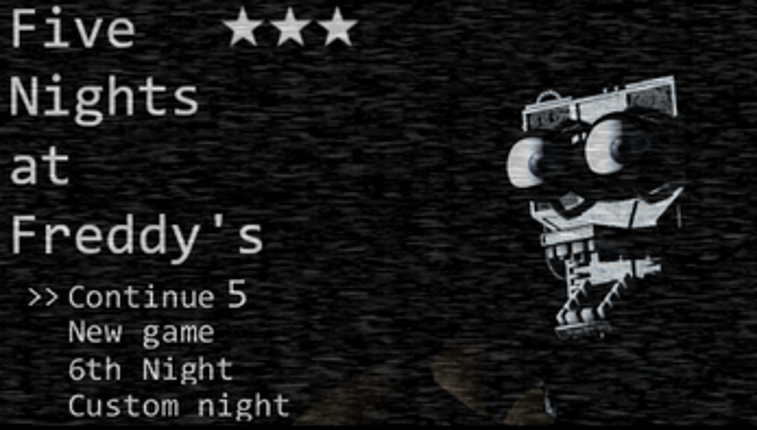 FNaF 1 PSP recreation screenshot
