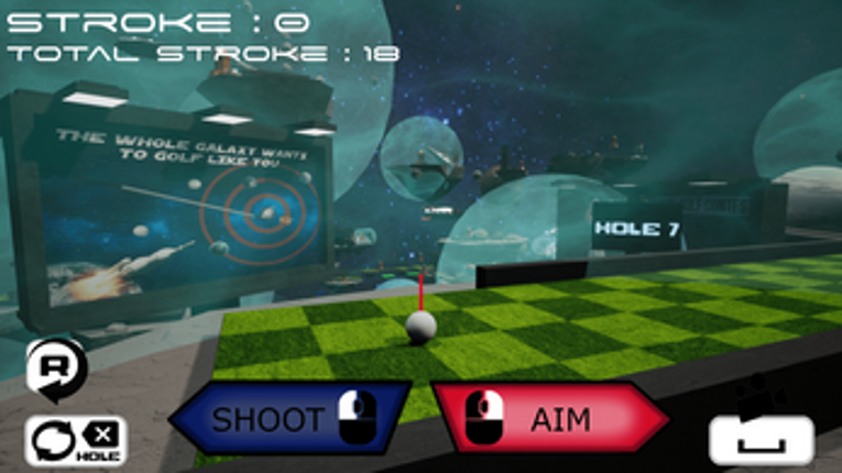 Galactic Mini-Golf Contest screenshot