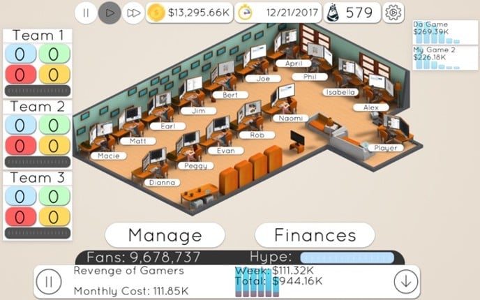 Game Studio Tycoon 2: Next Gen Developer screenshot