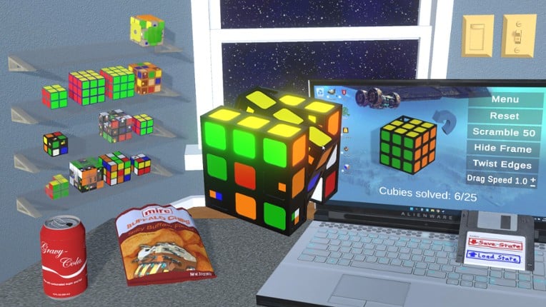 Glow Cubes screenshot